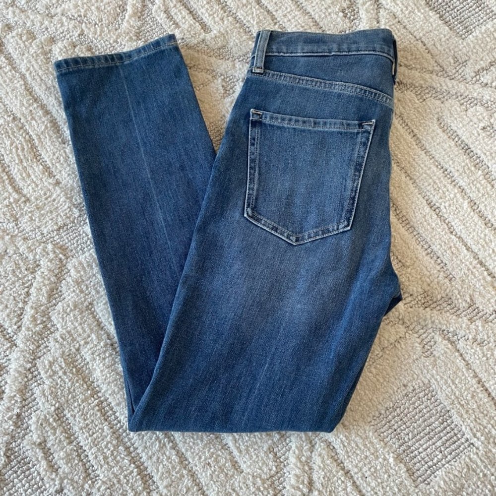 BANANA REPUBLIC | High-rise Slim Straight Leg Denim Jeans | Size 26